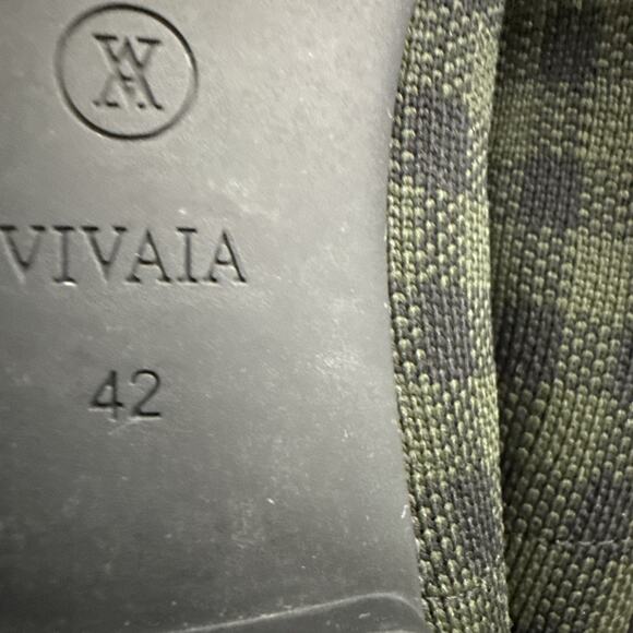 VIVAIA Margot 2.0 Square-Toe V-Cut Flats - Women's EU 42 US 10.5-11 Olive Plaid - Picture 5 of 8
